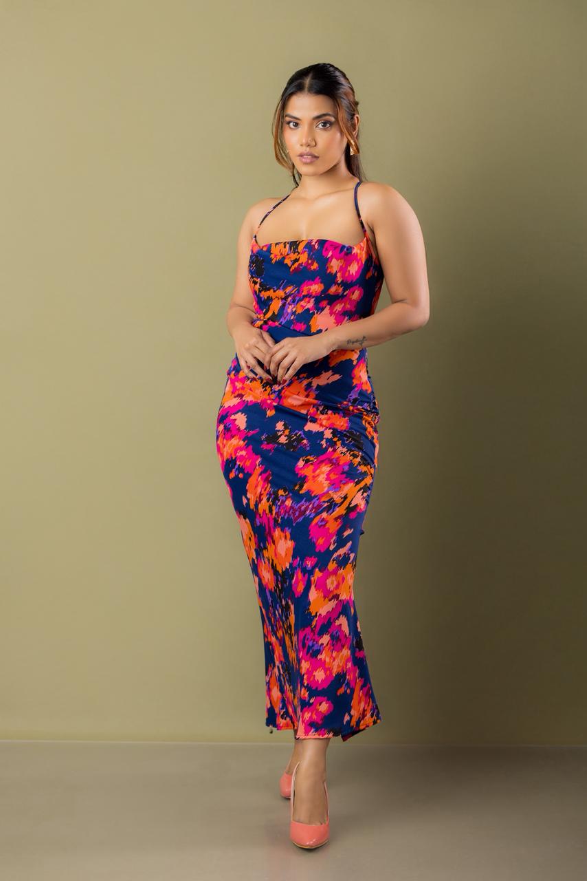 Eve Tie-Back Slip Dress