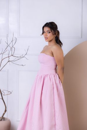 The Gingham Maxi Dress