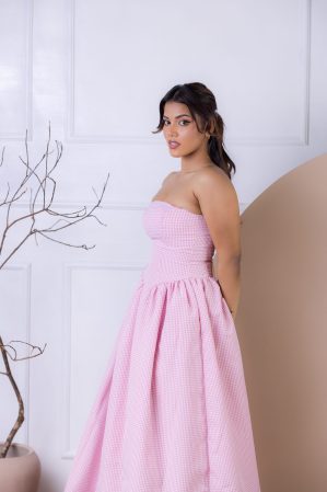 The Gingham Maxi Dress